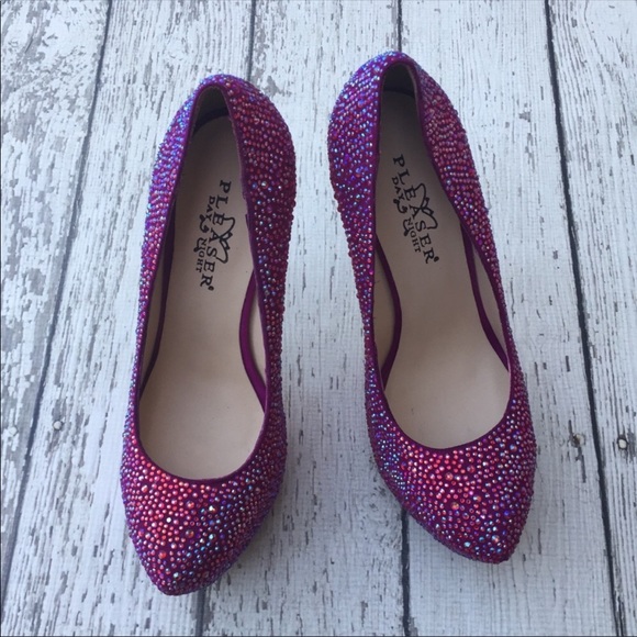 Pleaser Day & Night Prestige 20 Rhinestone Heels - Picture 2 of 7